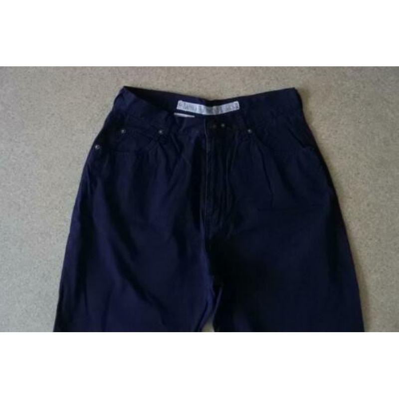 didi casuals broek 44 donker blauw, hoge taille