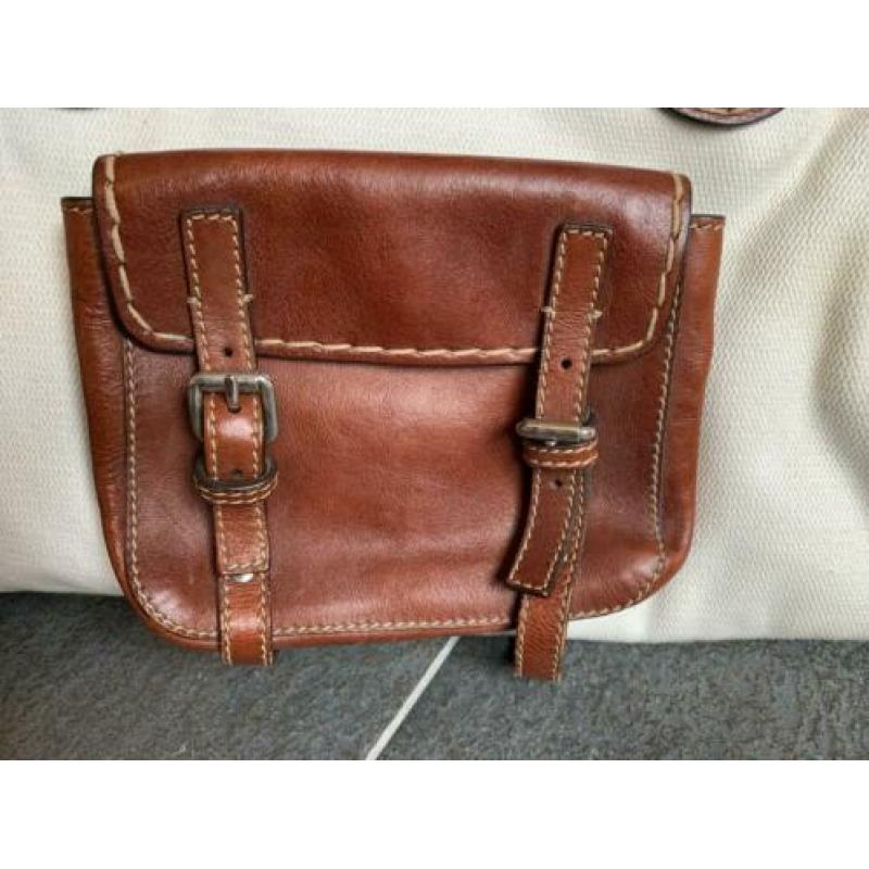 Witte Chloe tas met cognacleer, als nieuw, nieuwprijs 650€