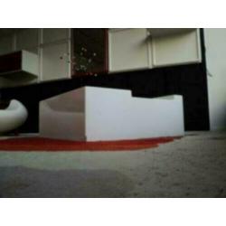 glasfiber salontafel space age design retro jaren 60 70