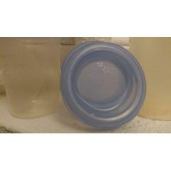 Philips avent bewaarpotjes 4 stuks moedermelk babyvoeding