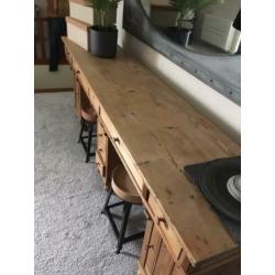 Kaptafel/Wandmeubel ANTIEK