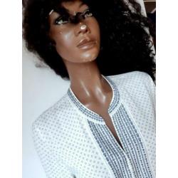 Boho ibiza bohemian blouse zara h&m maat M