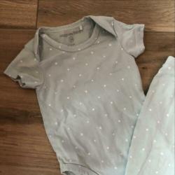 Noppies romper en broekje maat 56/62