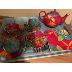 Fleurig thee servies van Maisons du Monde