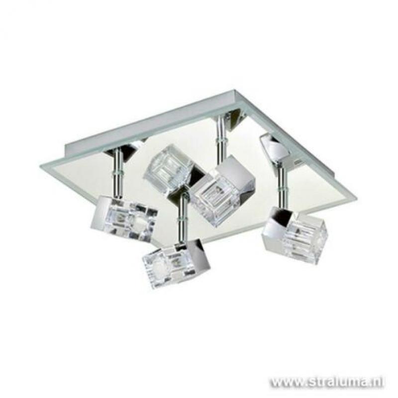 Moderne badkamer plafondlamp 4 spots