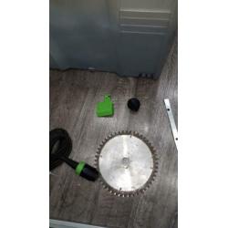 FESTOOL TS 55 REBQ PLUS FS INVALZAAG 2x LINIAAL 140cm ZGAN