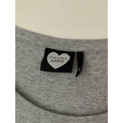 Catwalk junkie shirt grijs maat S dames kus