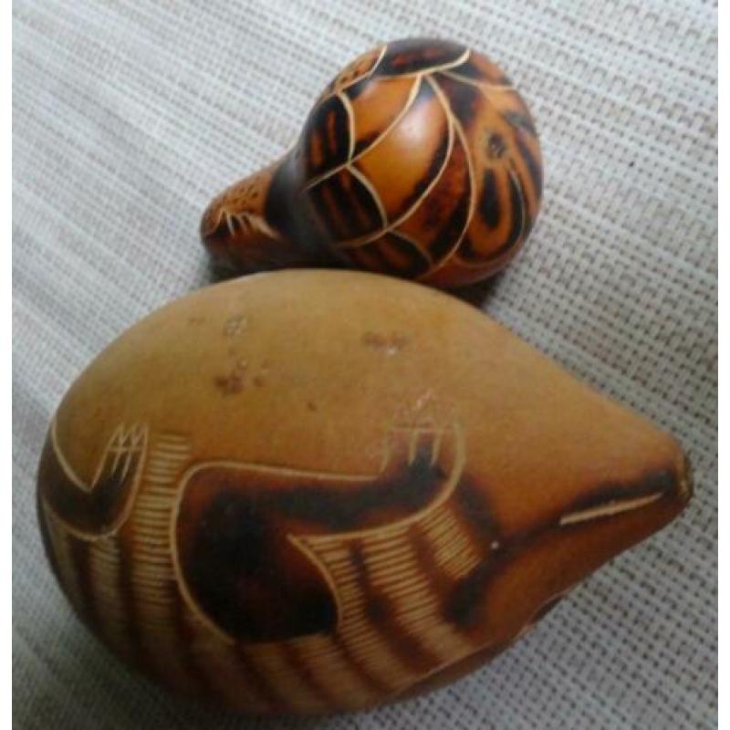 KUNST * DIVERSE KALEBAS FIGUREN * Peru *