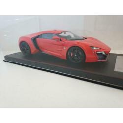 Lykan Hypersport, pearl red, Frontiart. NIEUW !!!