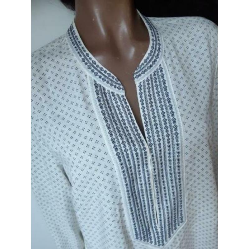 Boho ibiza bohemian blouse zara h&m maat M