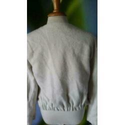 F1 district norrebro witte bomberjack blazer M duur merk