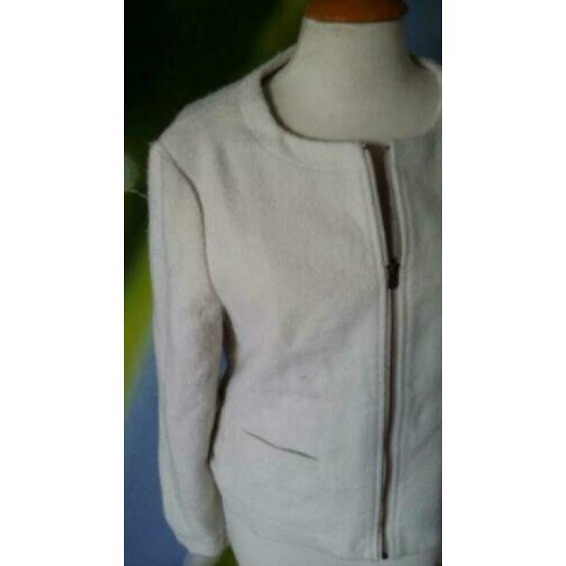 F1 district norrebro witte bomberjack blazer M duur merk