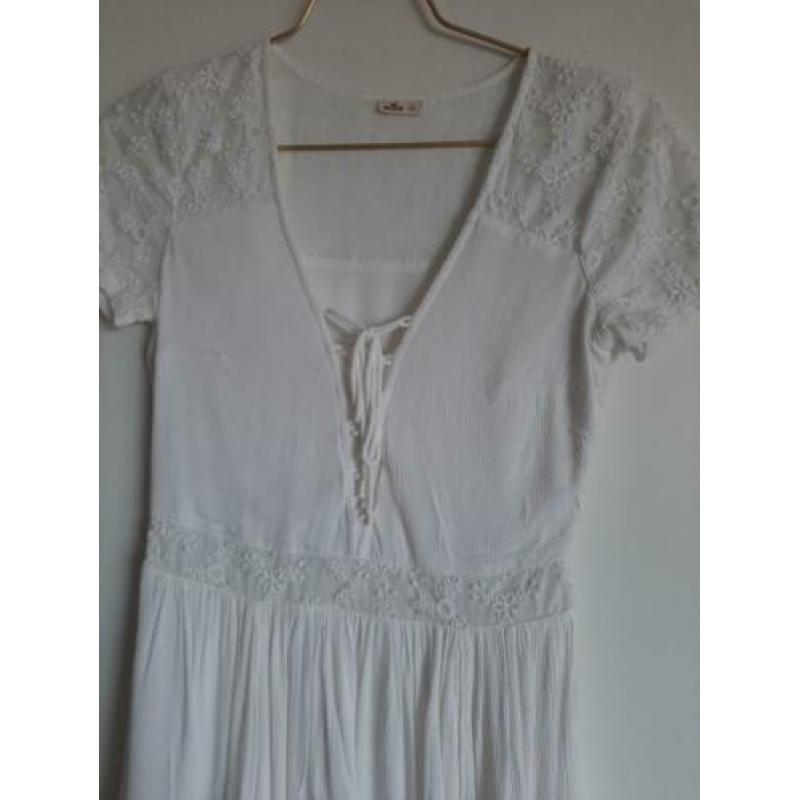 Ibiza witte jurk hollister maat S