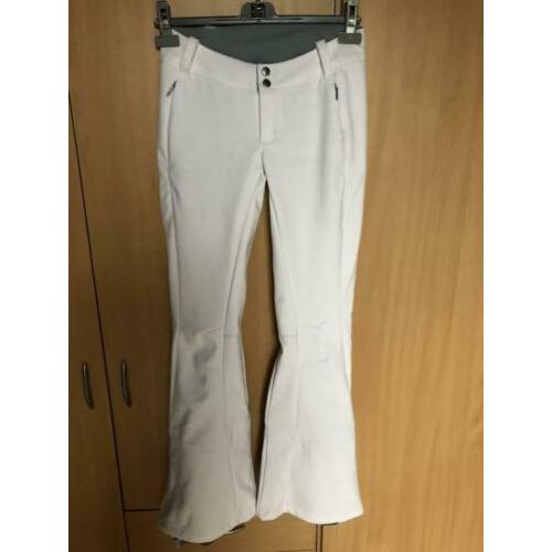 Witte Columbia softshell ski broek maat 34/36 (4).