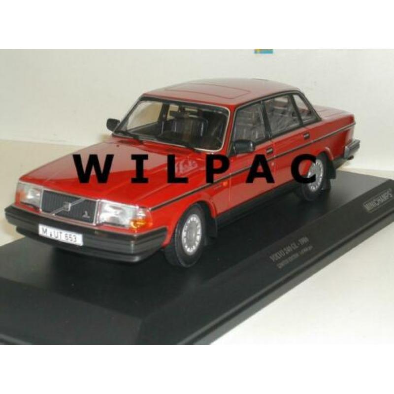 Volvo 240 gl 1:18. Noorse. Politie. Politie. Minichamps