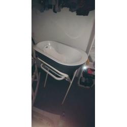 Babybadje hoppop dubbelwandig incl. Standaard, badzitje e.d.