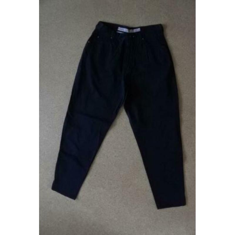 didi casuals broek 44 donker blauw, hoge taille