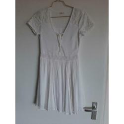 Ibiza witte jurk hollister maat S