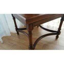 Bijzet tafel hoektafel noten