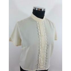 Maat 44 Mooie vintage blouse met kant… Nr QQ71