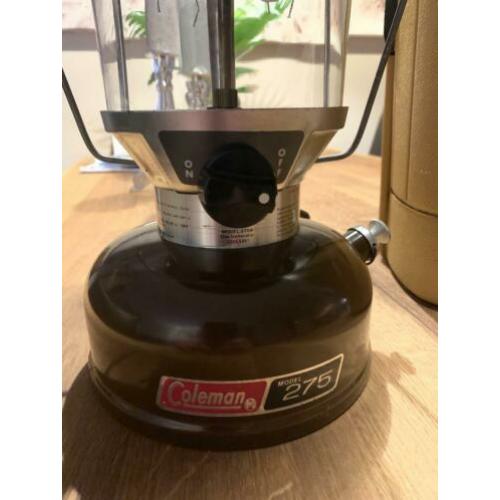 Coleman 275 druk lamp met mooie transport koffer