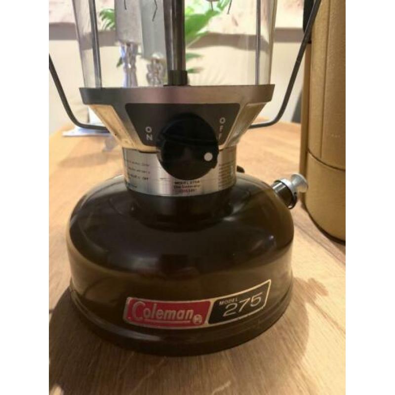 Coleman 275 druk lamp met mooie transport koffer