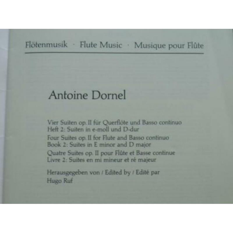 4 suiten voor dwarsluit en basso continuo