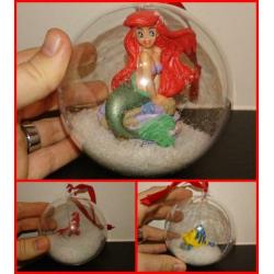 Disney unieke kerstballen ballen Ariël, Botje en Sebastiaan