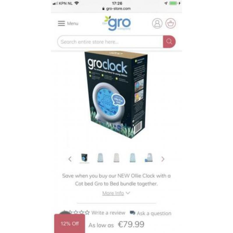 Ollie de uil gro clock