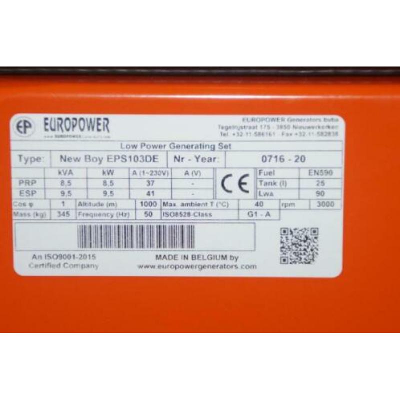 Europower NewBoy EPS103de, NIEUW