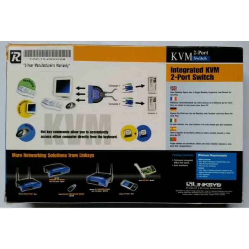 Linksys KVM switch (KVM2KIT-EU)