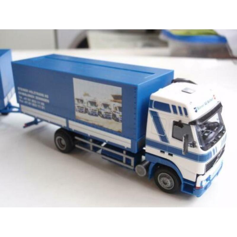 AWM Volvo FH16 GT met huifaanhanger STEINER (CH)