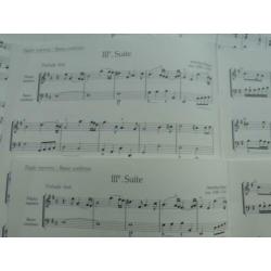 4 suiten voor dwarsluit en basso continuo