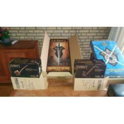 Lord of the rings hobbit knifes & pipes