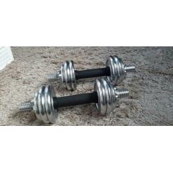 Elite Fitness dumble set, 15 kg