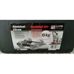 Elite Fitness dumble set, 15 kg