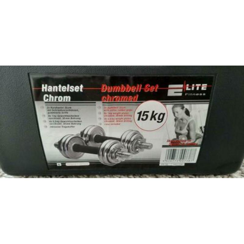 Elite Fitness dumble set, 15 kg