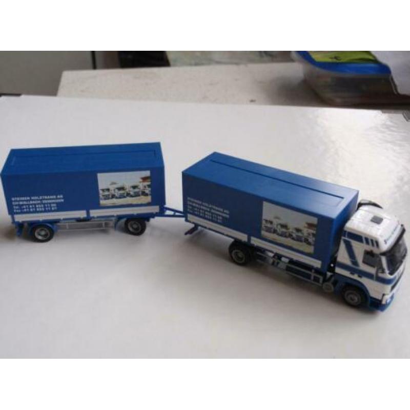AWM Volvo FH16 GT met huifaanhanger STEINER (CH)