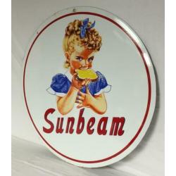 1270 Emaille reclame bord Sunbeam.