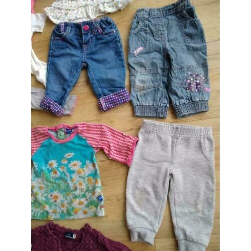 19 delig pakket meisje maat 68 molo h&m shirtjes broeken etc