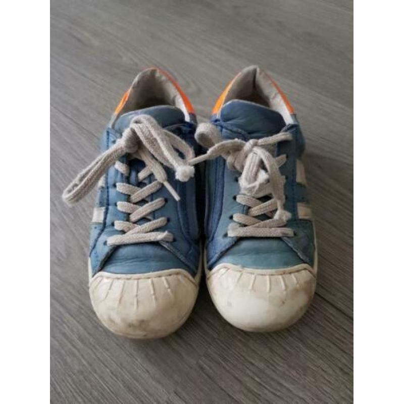 PINOCCHIO blauwe leren schoenen maat 28 (NK703)
