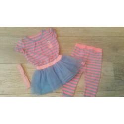 Hele mooie jurkjes en T-shirt Z8 met gratis legging haarband