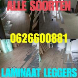 Alle soorten laminaat legger, visgraat, pvc, schilder, behan