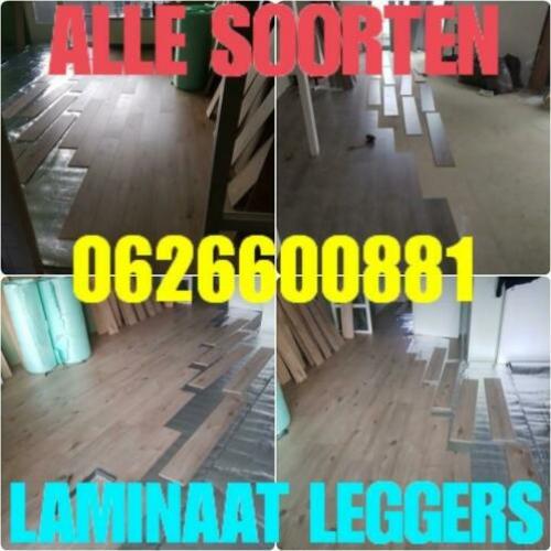 Alle soorten laminaat legger, visgraat, pvc, schilder, behan