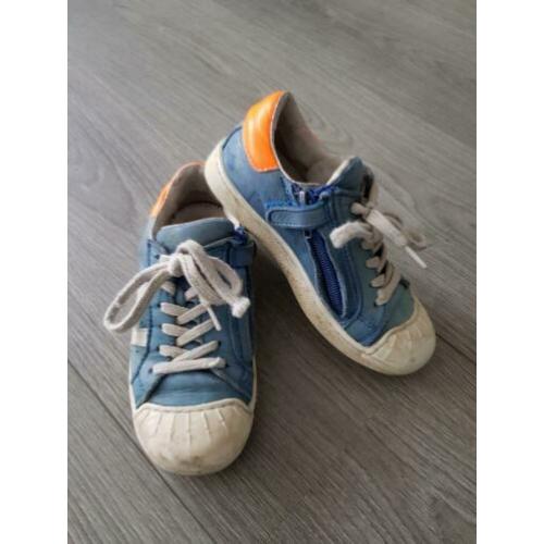 PINOCCHIO blauwe leren schoenen maat 28 (NK703)