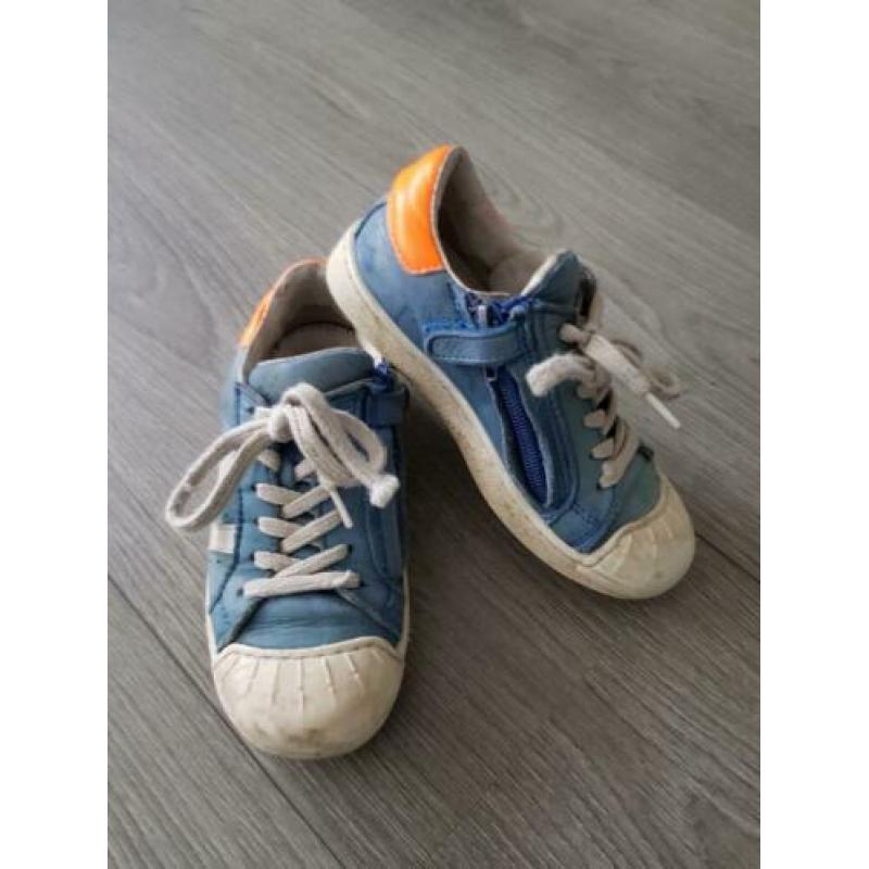 PINOCCHIO blauwe leren schoenen maat 28 (NK703)