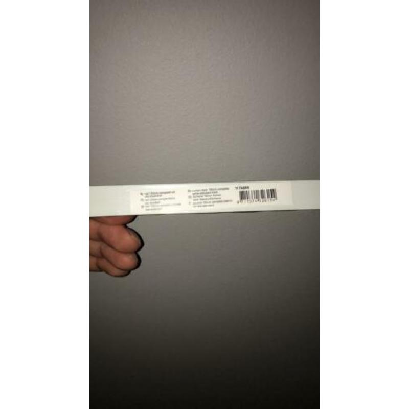 Gordijnrails - 250 cm en 150 cm - nieuw in plastic