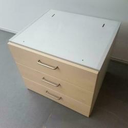 1x Mooie 3-ladekast 53x60x51 cm