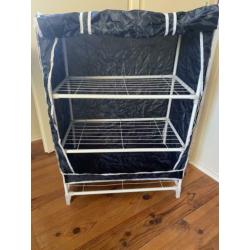Kastje camping blauw wit 35 diep 60 breed