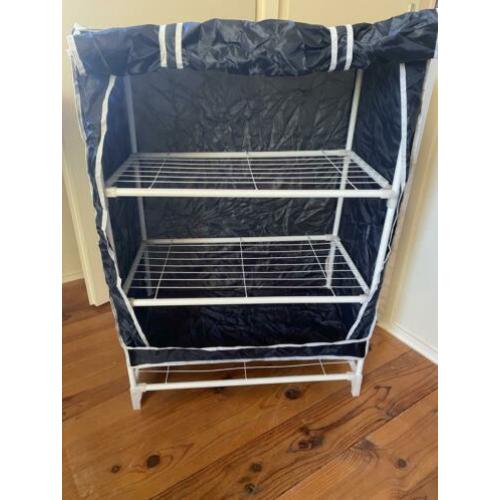 Kastje camping blauw wit 35 diep 60 breed